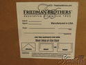 38188: FRIEDMAN BROTHERS #6648 Aqua Blue Pierced F