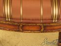 45648EC: French Louis XV Style Striped Upholstered