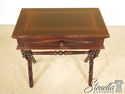 23328: Italian 1 Drawer Walnut Occasional Table