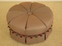 F30003EC: Decorator Round Upholstered Oversized Ot