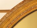 F41918: Oval Gold Framed Decorator Mirror