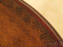 L50114E: THEODORE ALEXANDER Round Leather Faux Boo