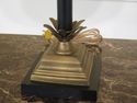 LF30297EC: Brass & Ebony Pineapple Table Lamp w. S