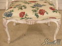 40437EC: Pair Floral Upholstery Open Arm French St