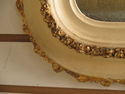 F37807: Antique Victorian Paint Decorated Mirror