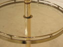 F40065: Brass & Glass Modern Design Lamp Table