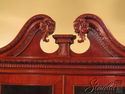 L17282E: Chippendale Mahogany Corner Curio Cabinet