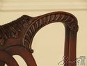 41062: Chippendale Carved Back Occasional Arm Chai