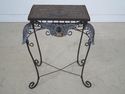 F42729EC: Iron Base Decorator Occasional Table w. 