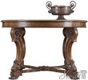 L43465EC: HENREDON Inlaid Round Center Table 2600-