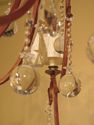 F41654C: Decorative Iron Chandelier w. Hanging Cry