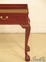 23644: Chippendale Style Claw Foot Mahogany 2 Draw