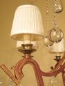 F41654C: Decorative Iron Chandelier w. Hanging Cry