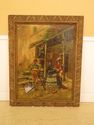 F45468EC: Antique Gold Framed Oil Painting On Canv