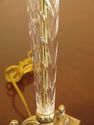 LF45111EC: Brass & Crystal Regency Table Lamp w. S