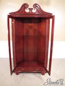 L17282E: Chippendale Mahogany Corner Curio Cabinet