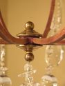 F41654C: Decorative Iron Chandelier w. Hanging Cry