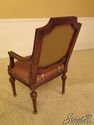 45648EC: French Louis XV Style Striped Upholstered