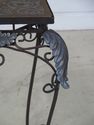 F42729EC: Iron Base Decorator Occasional Table w. 