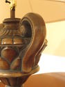 LF38691EC: Gold & Bronze Wash Decorated Urn Lamp w