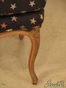 23831: Pair French Louis XIV Fauteuil Open Arm Cha