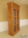 L30197EC: Italian 2 Door Satinwood Lighted Curio D