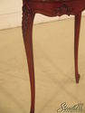L38801: Small French Style Carved Mahogany Accent 
