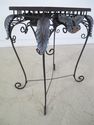 F42729EC: Iron Base Decorator Occasional Table w. 