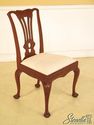 39333E:  Carved Mahogany Claw Foot Side Chair