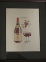 LF44543EC: Wine Theme Matted Pictures Set of 4