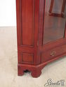 L17282E: Chippendale Mahogany Corner Curio Cabinet