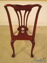 39333E:  Carved Mahogany Claw Foot Side Chair