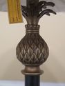 LF30297EC: Brass & Ebony Pineapple Table Lamp w. S