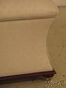 38684E: Large White Upholstered  Flip Top Ottoman 
