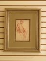 F45534EC: Silver Leaf Framed & Double Matted Itali