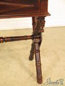 23328: Italian 1 Drawer Walnut Occasional Table