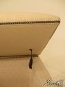 38683EC: Large White Upholstered  Flip Top Ottoman