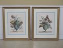 LF30361EC: Pair Matted & Gold Framed Botanical Pri