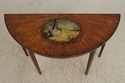 30424EC: Adam Paint Decorated 1/2 Round Console Ha