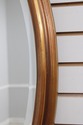 31829EC: Oval Gold Framed Beveled Glass Wall Mirro