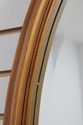 31829EC: Oval Gold Framed Beveled Glass Wall Mirro