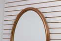 31829EC: Oval Gold Framed Beveled Glass Wall Mirro