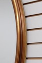 31829EC: Oval Gold Framed Beveled Glass Wall Mirro