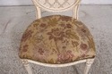 32839EC: French Louis XVI Cane Back Paint Decorate