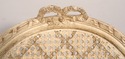 32839EC: French Louis XVI Cane Back Paint Decorate