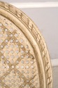 32839EC: French Louis XVI Cane Back Paint Decorate