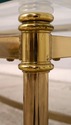 F32874EC: Brass Base Regency Style Coffee Occasion