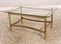 F32874EC: Brass Base Regency Style Coffee Occasion