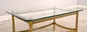 F32874EC: Brass Base Regency Style Coffee Occasion