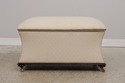 38683EC: Large White Upholstered  Flip Top Ottoman